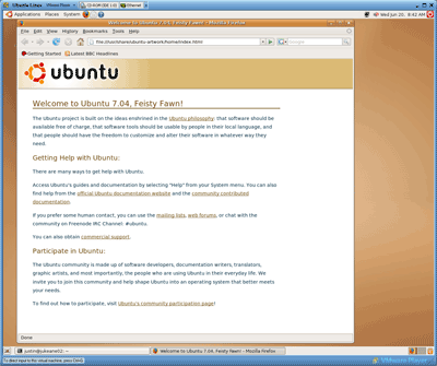 Ubuntu up and runing