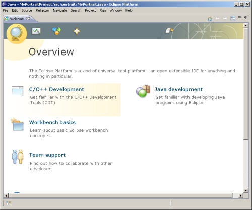Eclipse with C/C++ development options